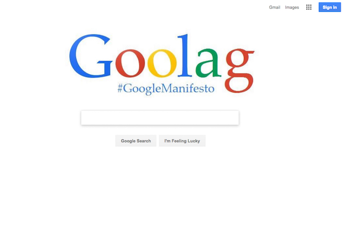 Google Logo Evil