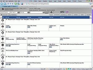 Zap2It TV Listings