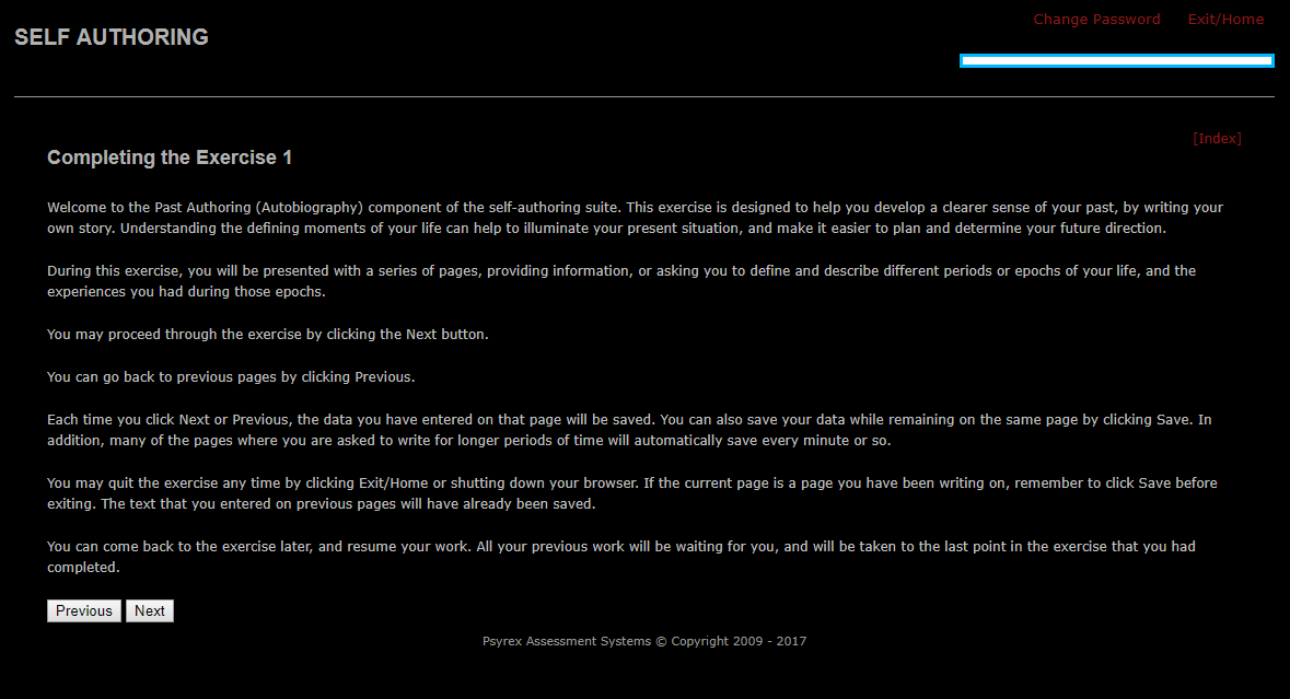 Self Authoring (Dark)