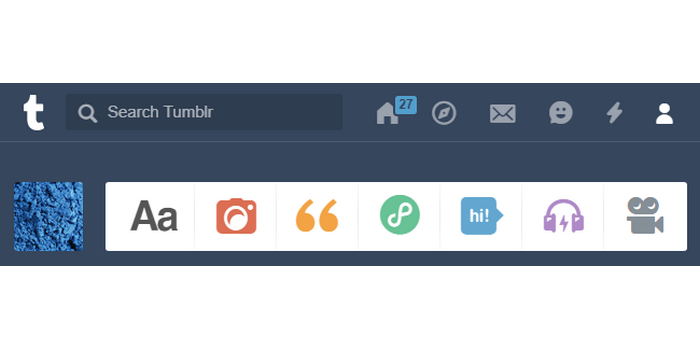 Tumblr - Post Icons - Minimal