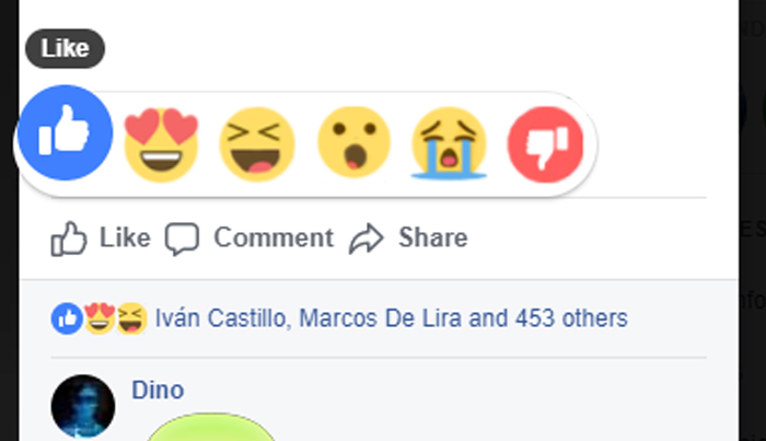 New Reactions v4 Facebook