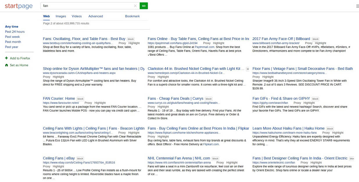 Startpage 3 columns fix