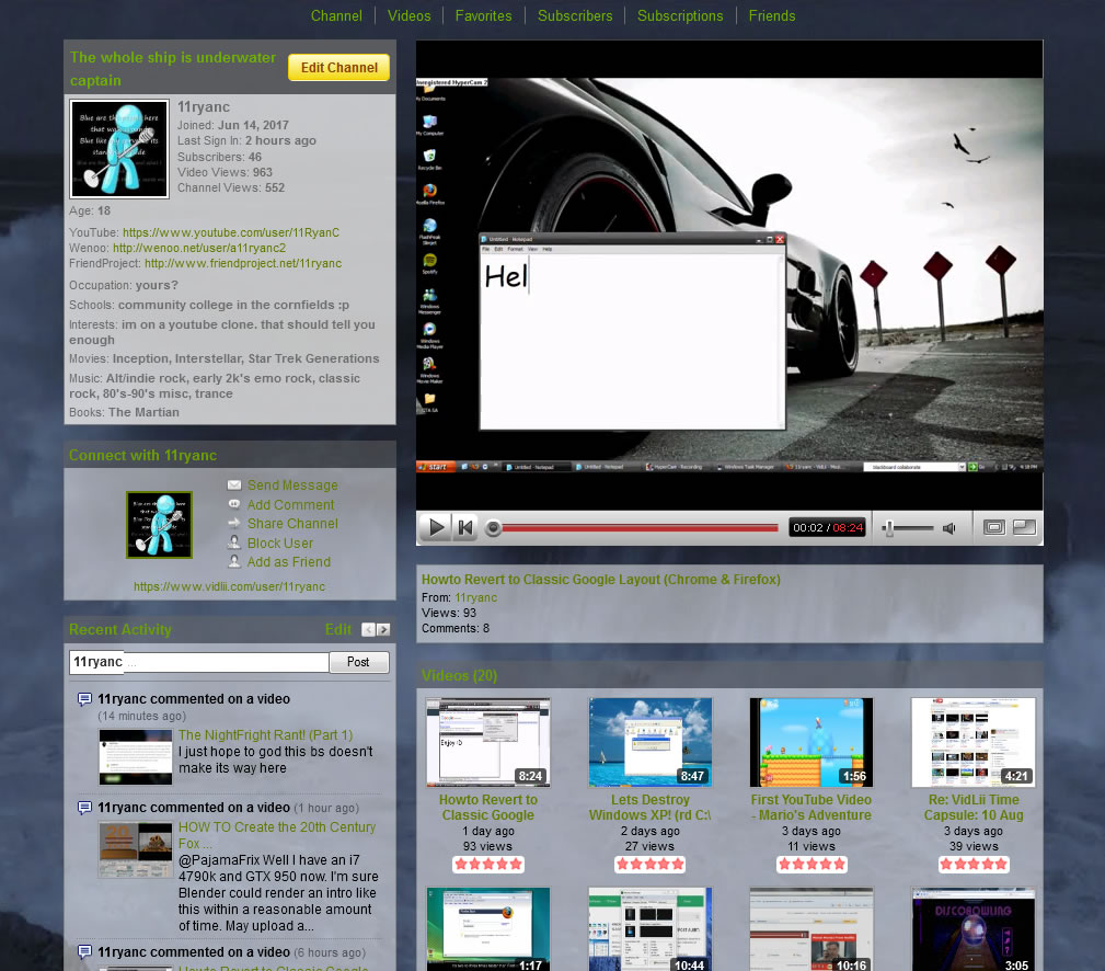 4:3 VidLii Flash Player