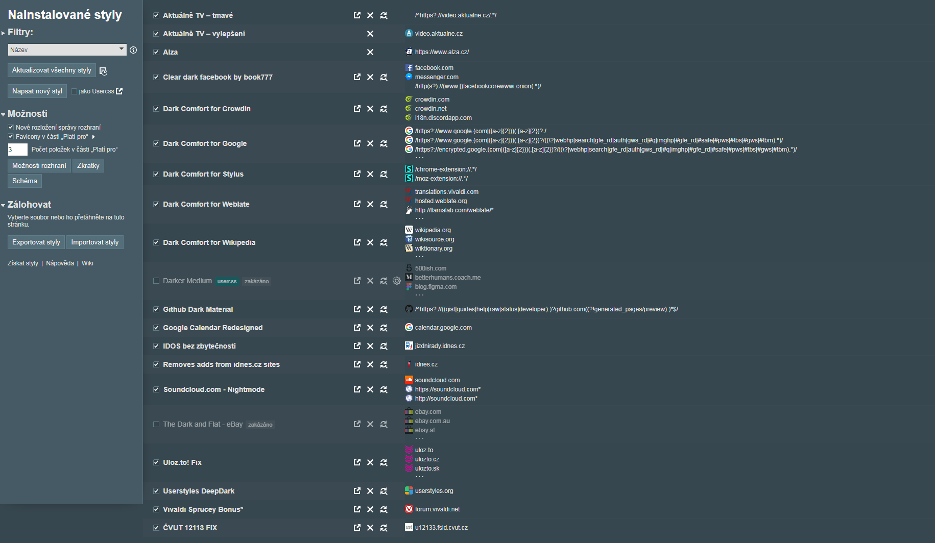 Dark Comfort for Stylus