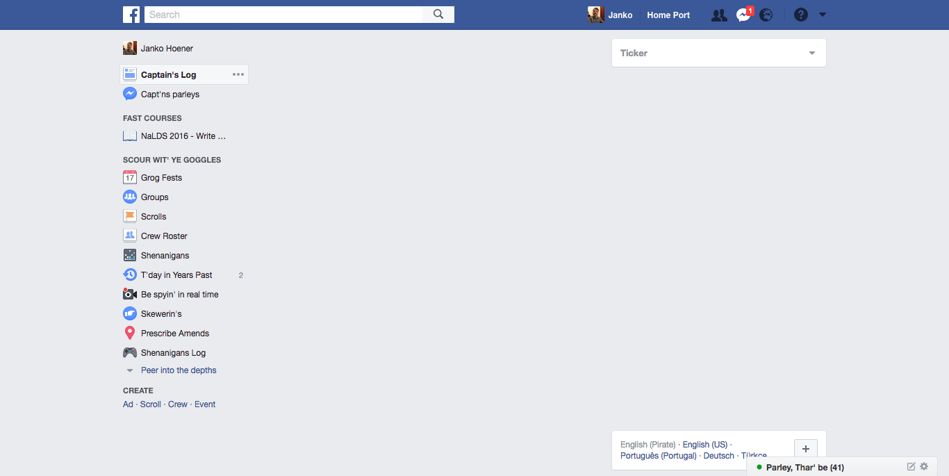 Remove news stream on Facebook