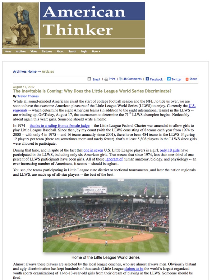 American Thinker - Better Reading Layouts