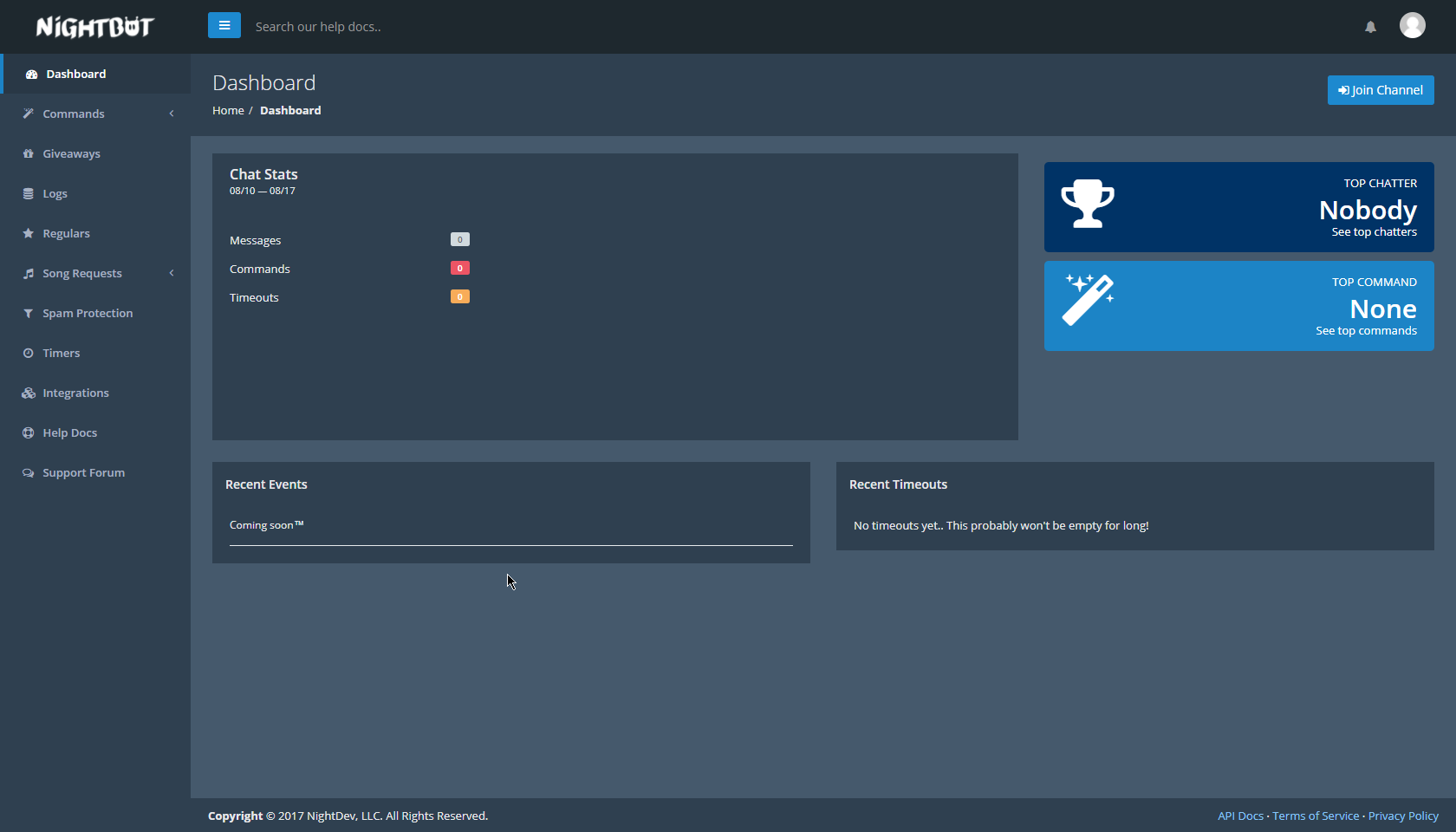 Nightbot.TV Darkmode