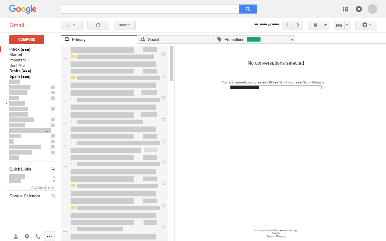 Gmail Anonymize Content
