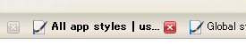 Flat-Solid Tabs for Luna Style