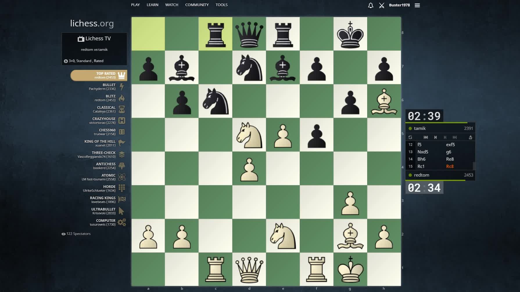 Lichess Green Tournament set