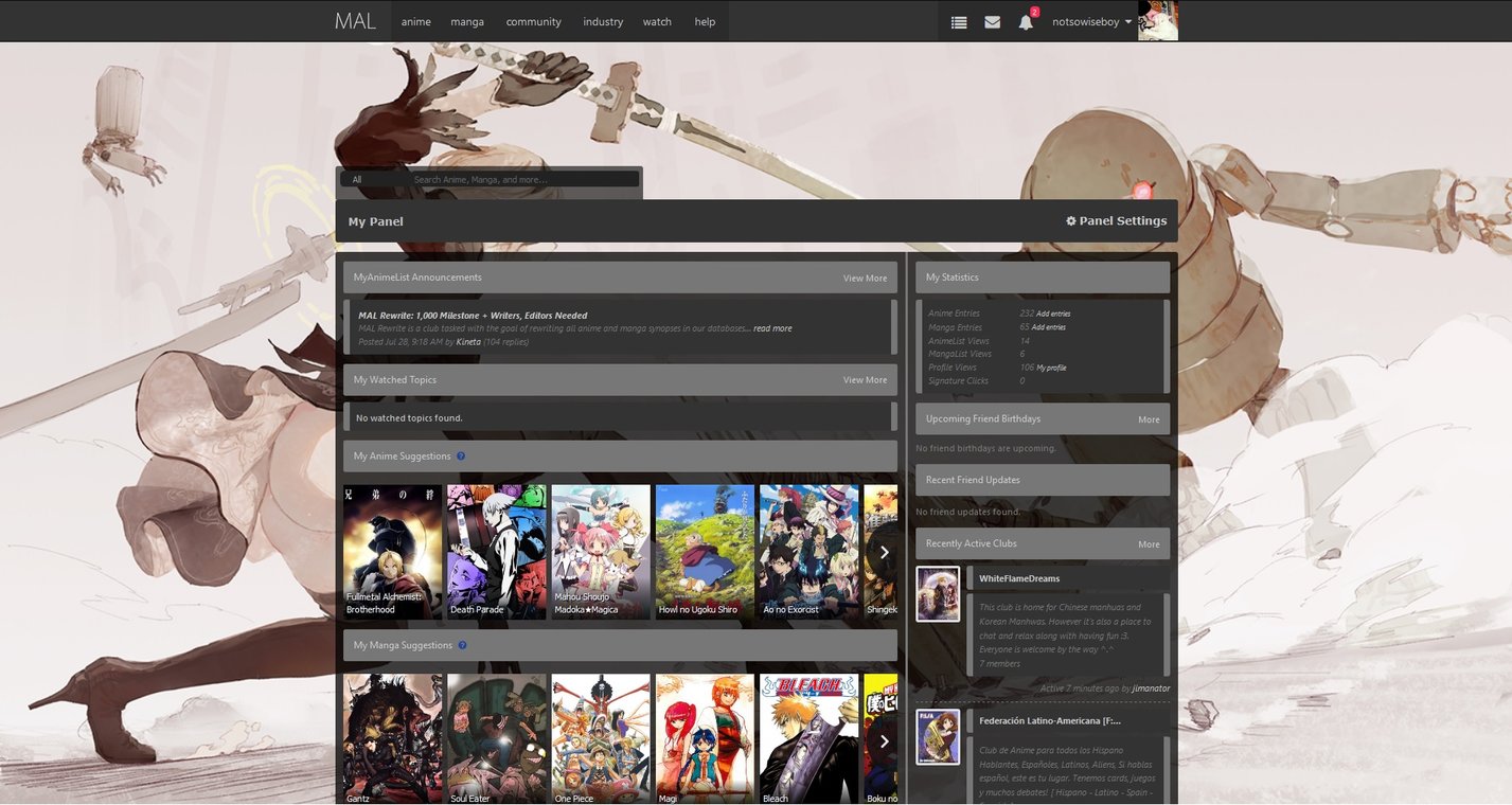 Amazing Myanimelist