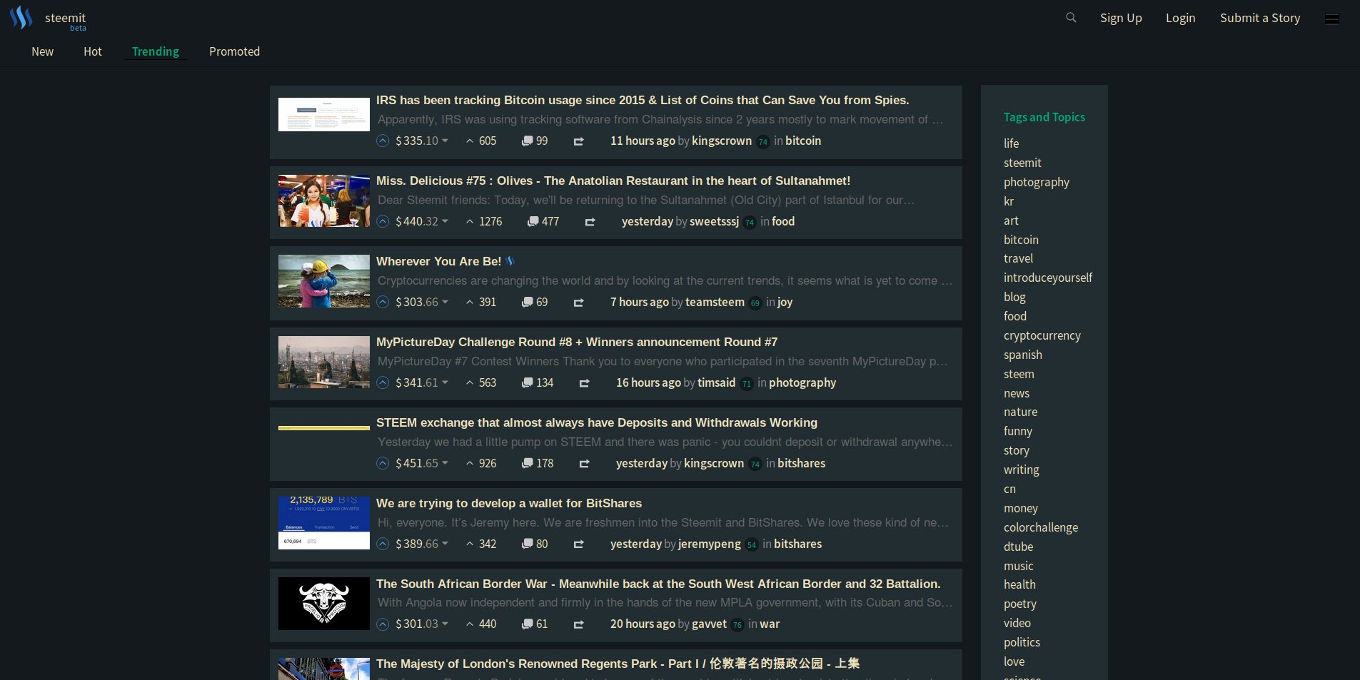 Steemit Dark Mode