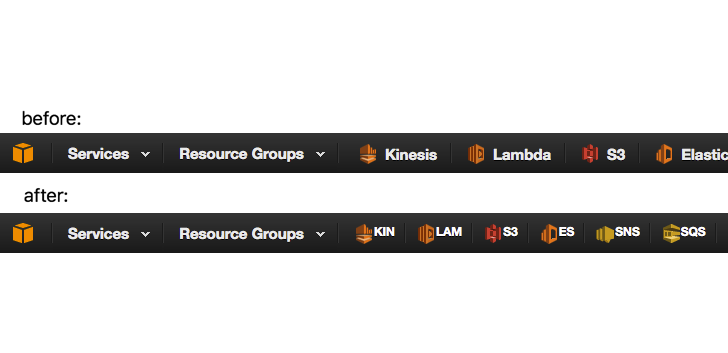 AWS Small Bookmark Icons