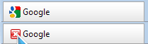 Combine Favicon and Close button