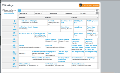 Yahoo! TV Cleaner