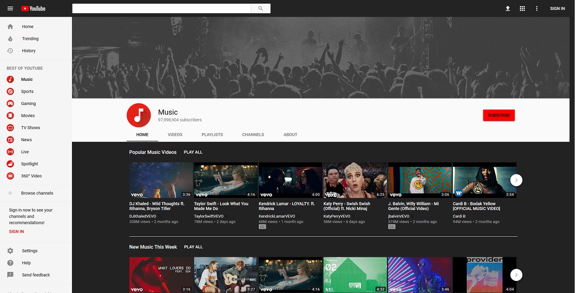 17/08/31 youtube new dark theme