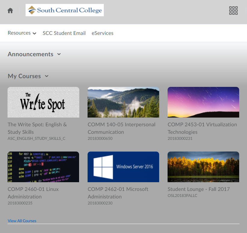 Dark theme for D2L (mnscu colleges)
