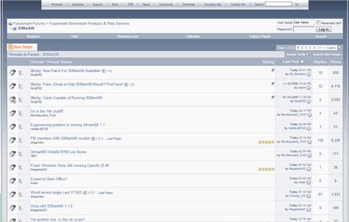 Futuremark.com Forums - adblocked and tweaked