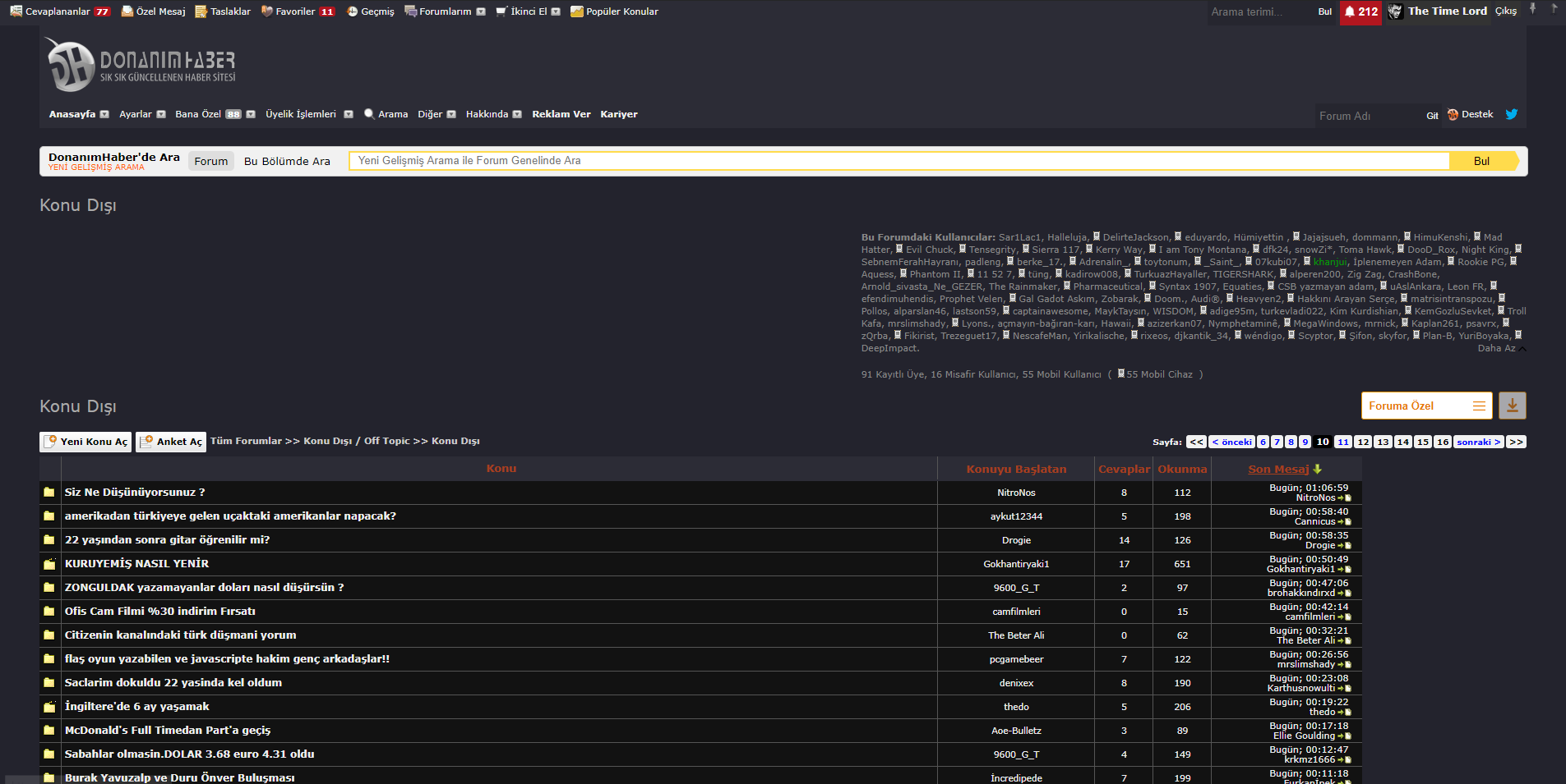 Donanım Haber için Gece Modu