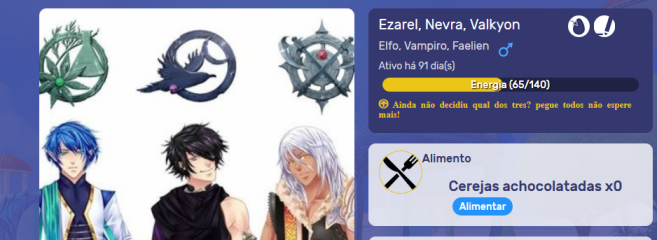 Ezarel Nevra Valkyon (Juntos) - Familiar Eldarya