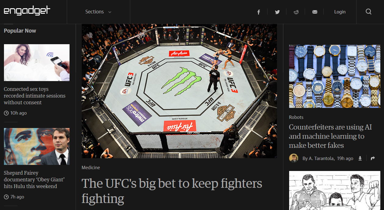 Darker Engadget