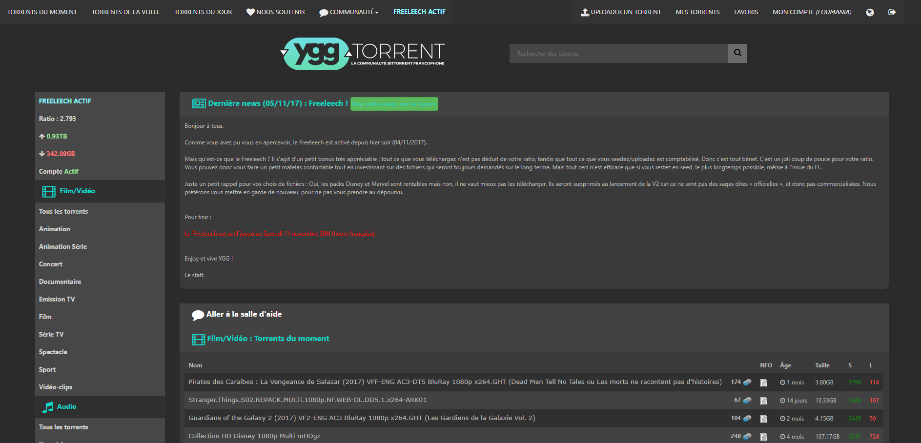 YggTorrent ModernDark
