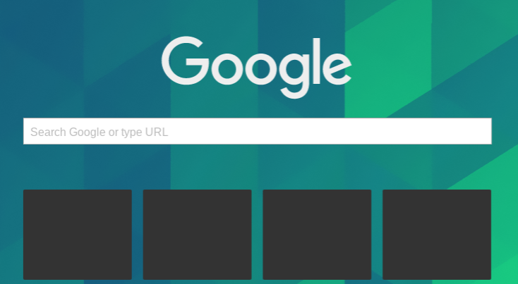 Chrome Green & Blue Theme