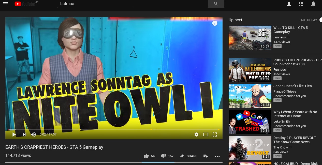 2017 YouTube Dark