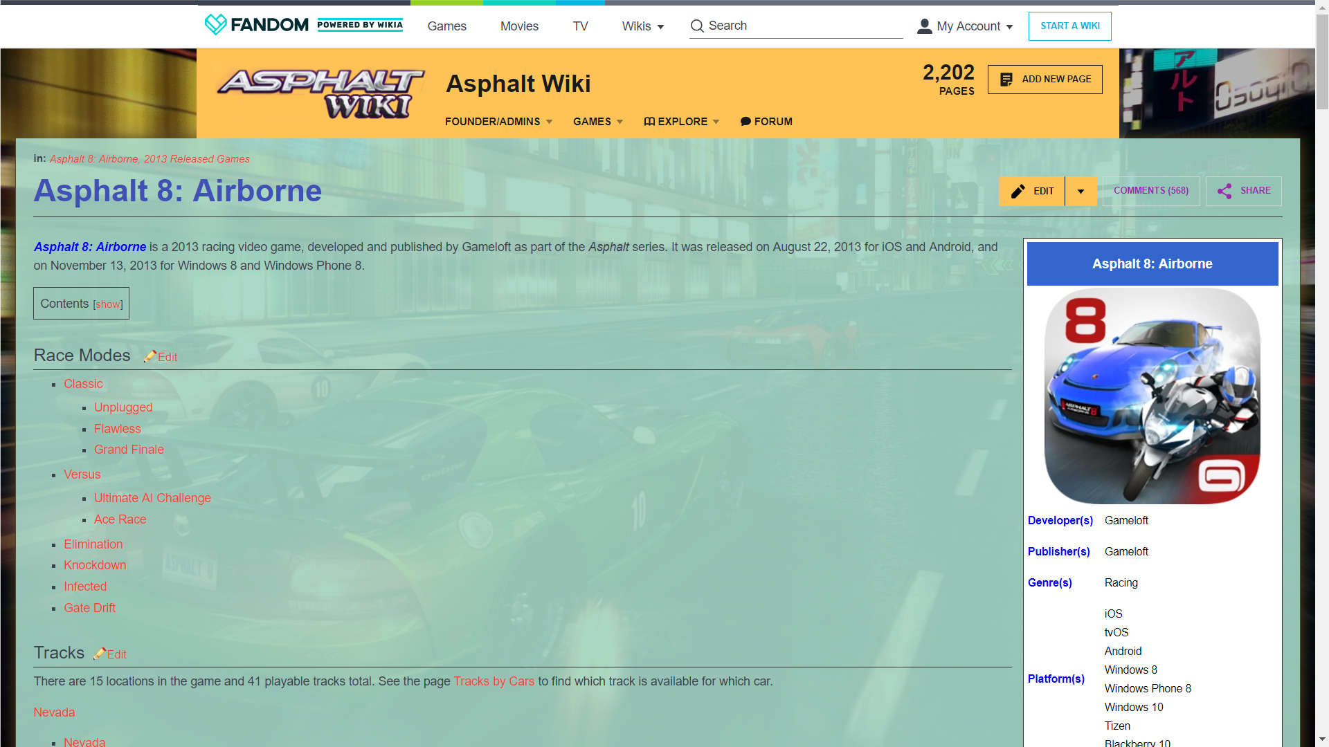 Asphalt 8 Wikia