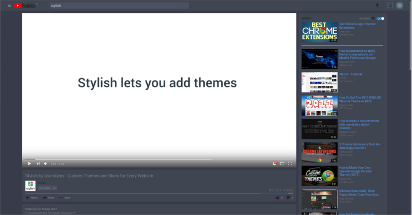Arc-Dark Youtube Old