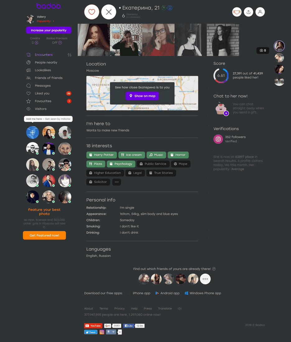 Badoo Dark