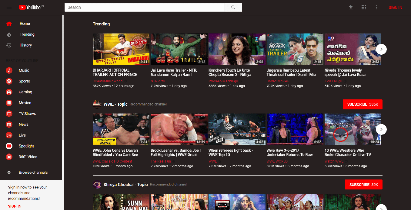 Blacky YouTube