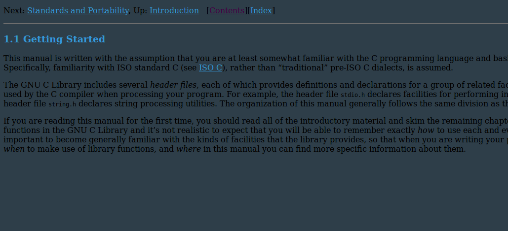 GNU C Library Manual