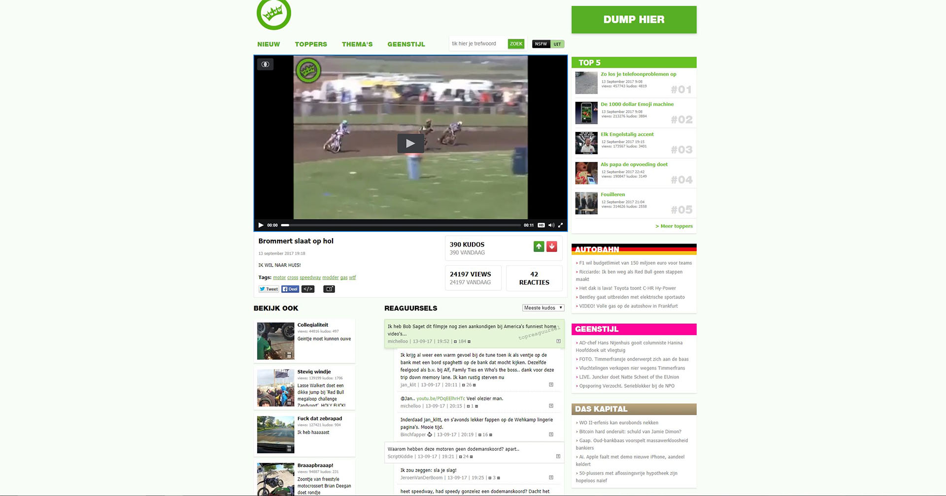 Dumpert- Eindelijk bruikbaar