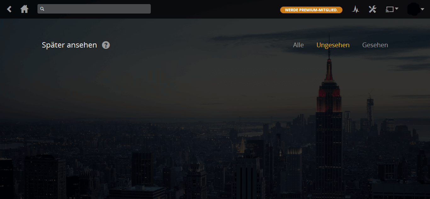 Plex Custom Background