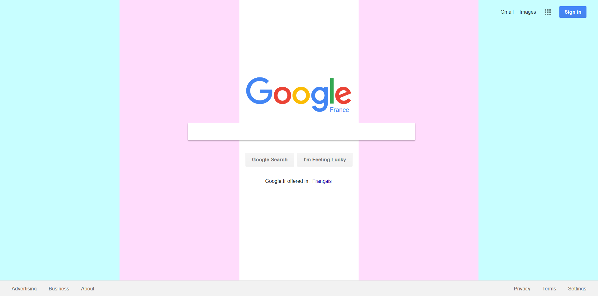 Transgender flag for Google Search