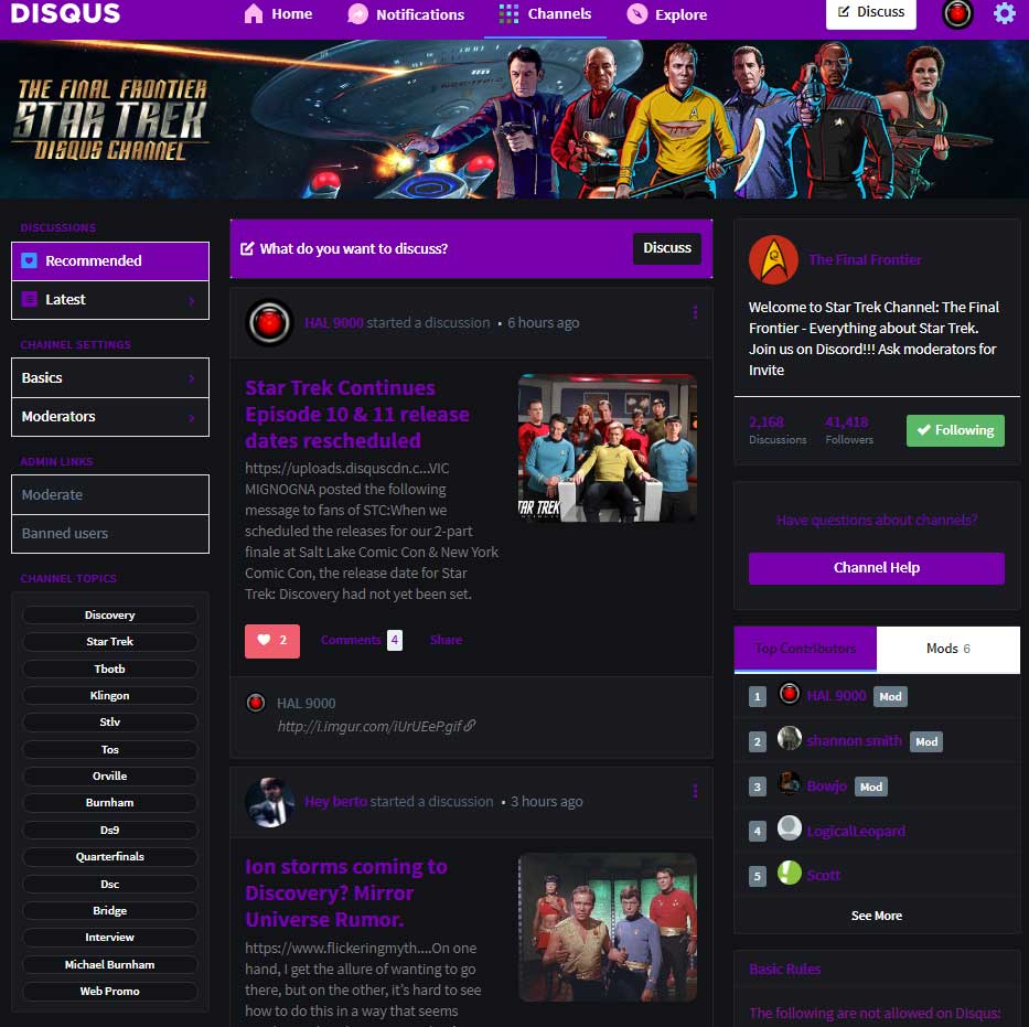 Dark PURPLE Disqus TFF Multicolor Theme
