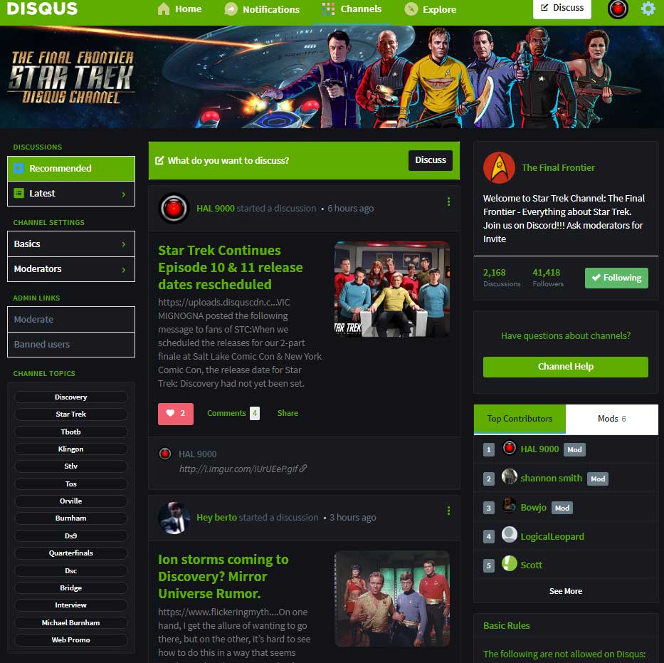 Dark GREEN Disqus TFF Multicolor Theme