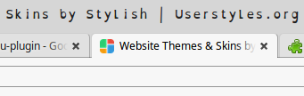 Mint / Shimmer Firefox Tabs