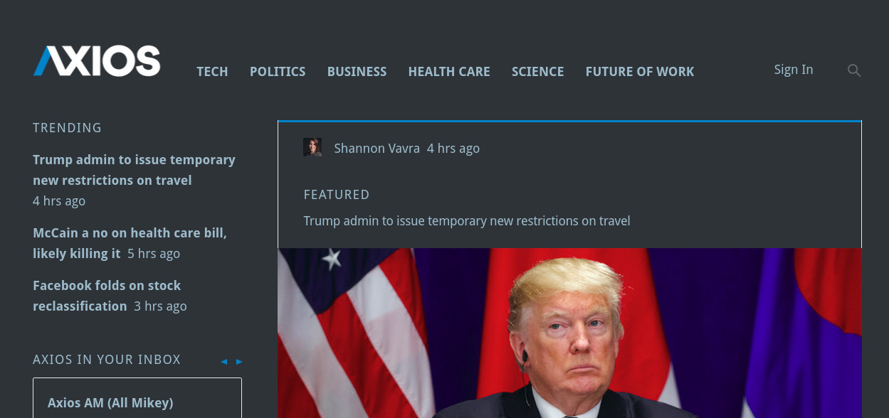 Axios Dark Basic WIP