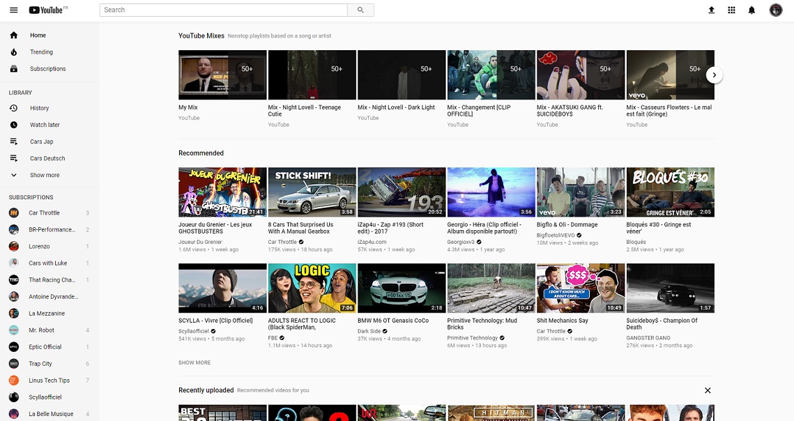 Grey Youtube 2020