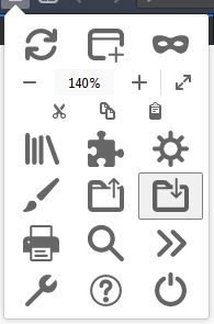 FF 57+ (Nightly) Compact Menu
