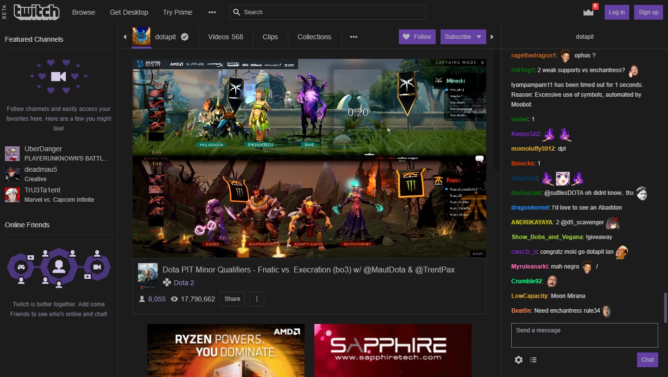 Dark Theme for TwitchTV