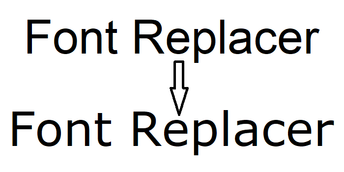 Font Replacer