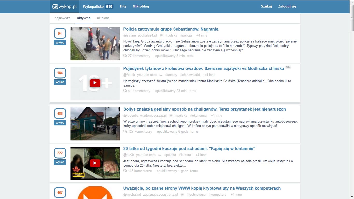 wykop.pl Wykop usuwacz reklam + opcje