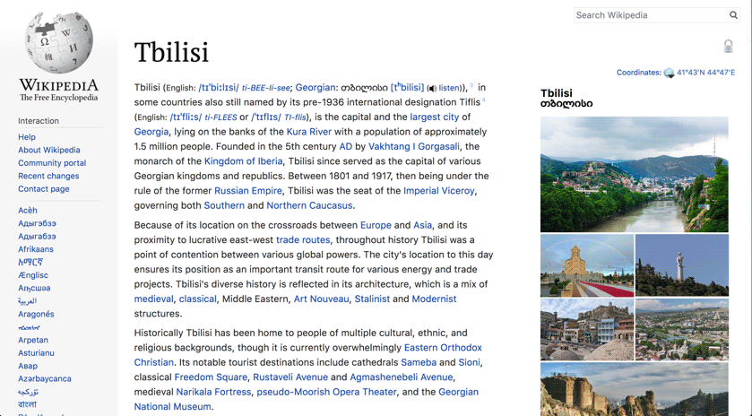 wikipedia clear style