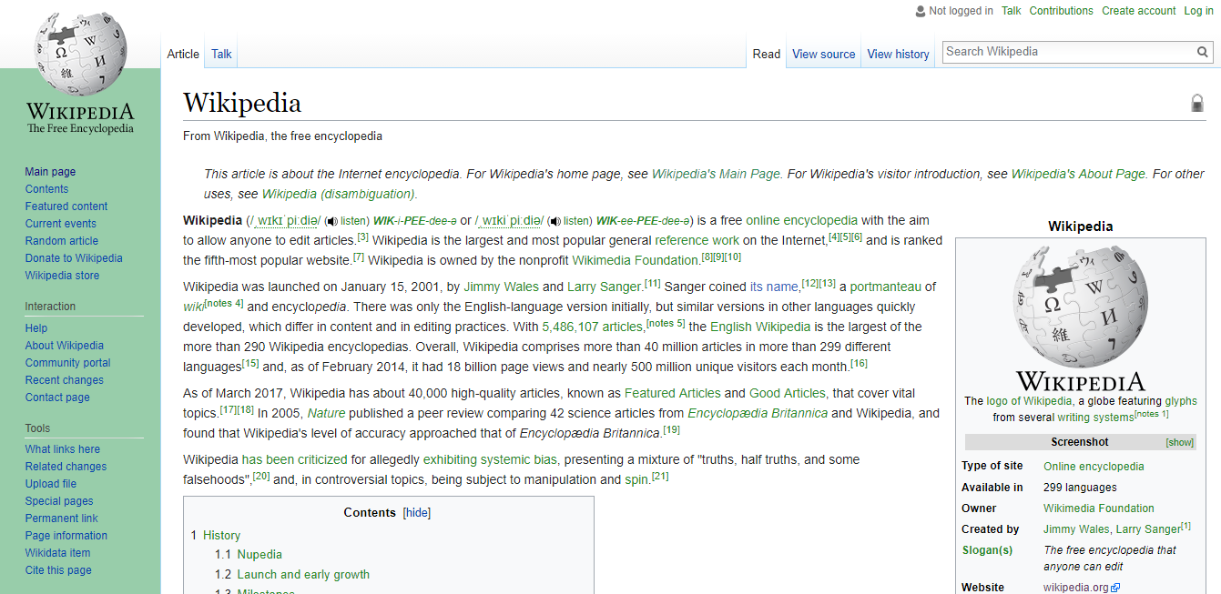 Wikipedia Green