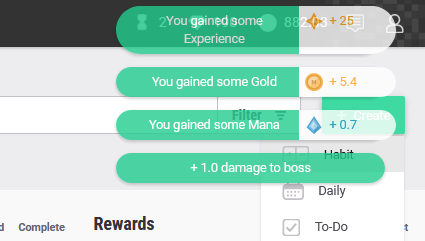 Habitica Click Through Task Notifications