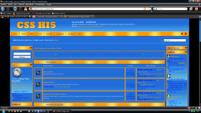 CSS HI5 yellow-blue