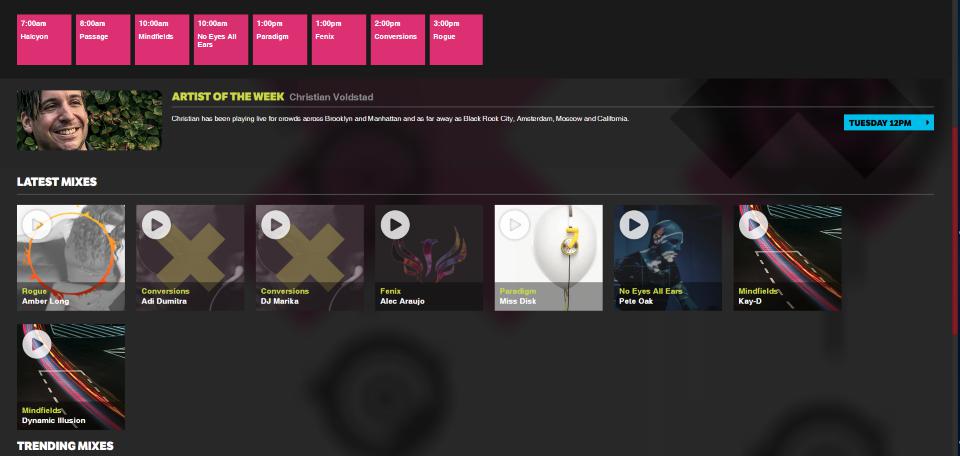 Frisky Radio Full-Screen